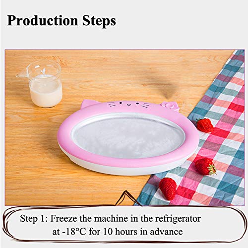 Eismaschine Cartoon Mini Frozen Fried Joghurt Maschine Hausgemachte DIY Gelato Sommer Cool Sorbet Rolling Maker Maschine… – Bild 4