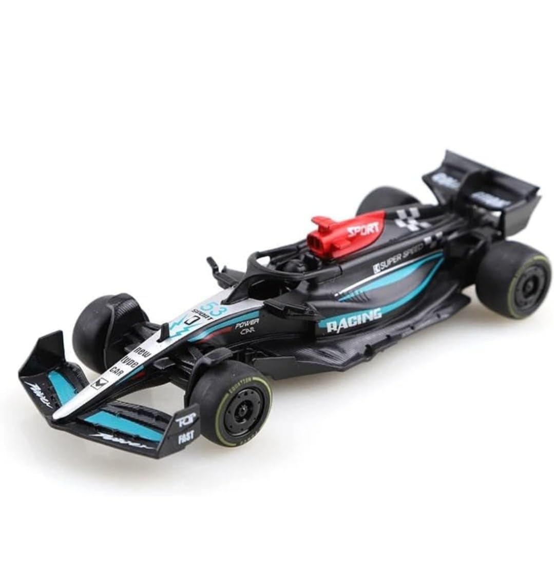1:36 Scale Diecast Metal Formula Racing Car Toy with Pull Back Action – Mini F1 Style Sports Car for Kids, Collectible Model Vehicle, Random Color (Pack of 1)-image-12