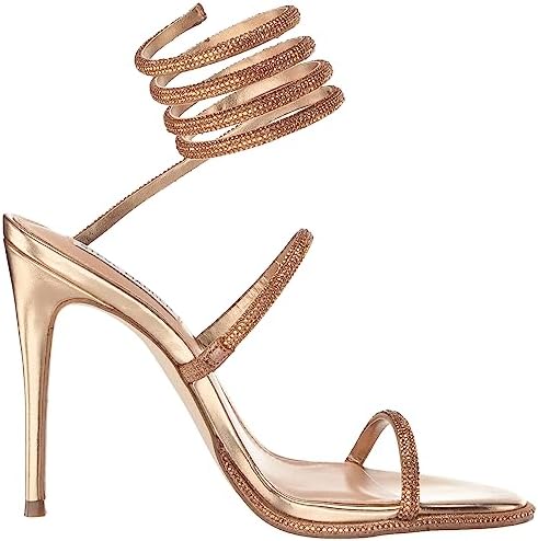 Steve Madden Women's Exotica Heeled Sandal, Bronze, 7 | Image 5