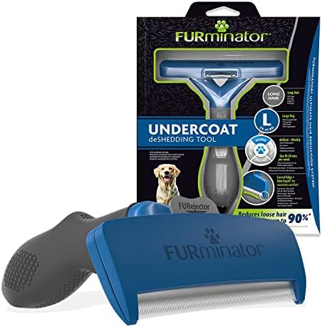 FURminator Undercoat deShedding Tool for Large Long Hair Dogs 23-41 kg