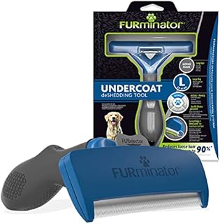 FURminator Undercoat deShedding Tool for Large Long Hair Dogs 23-41 kg