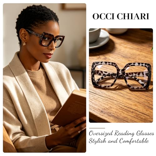 Image of OCCI CHIARI Stylish Reading Glasses Women's Readers Comfort Eyeglasses