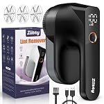 Fabric Shaver - Ziitty Lint Remover for Clothes, Sweater Defuzzer with LCD