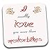Produktbild I love Motorräder Mottoparty Tee Kaffee Untersetzer  Valentinstag/Jahrestag/Geburtstag Geschenk für