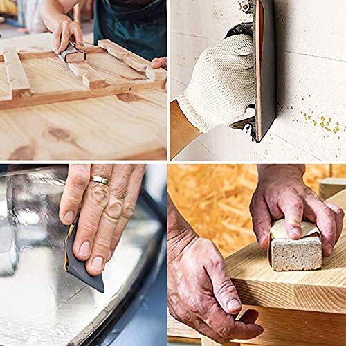 JatilEr 51pcs carta vetrata mista, grana 120 a