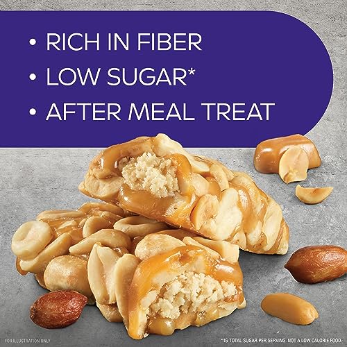 Atkins 637480003186 Endulge Treat, Peanut Caramel Cluster Bar, Rich Nougat Center Dipped In Caramel, With Savory Peanuts. Keto-Friendly. thumb #2