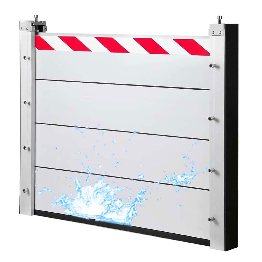 Protection contre inondations barrière aluminium pour stopper l'eau de pluie