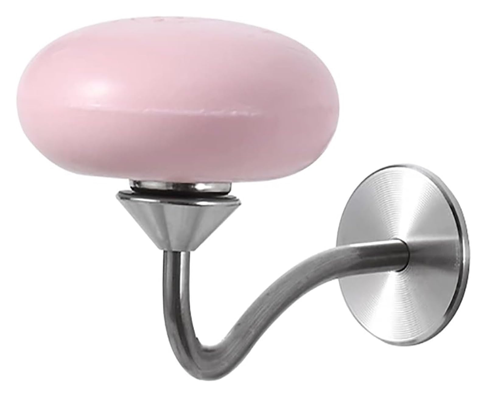 Jabonera, Plato de Soporte magnético for Ducha, Soporte for jabón de Barra montado en la Pared, Cesta de jabón sin Perforaciones de Acero Inoxidable