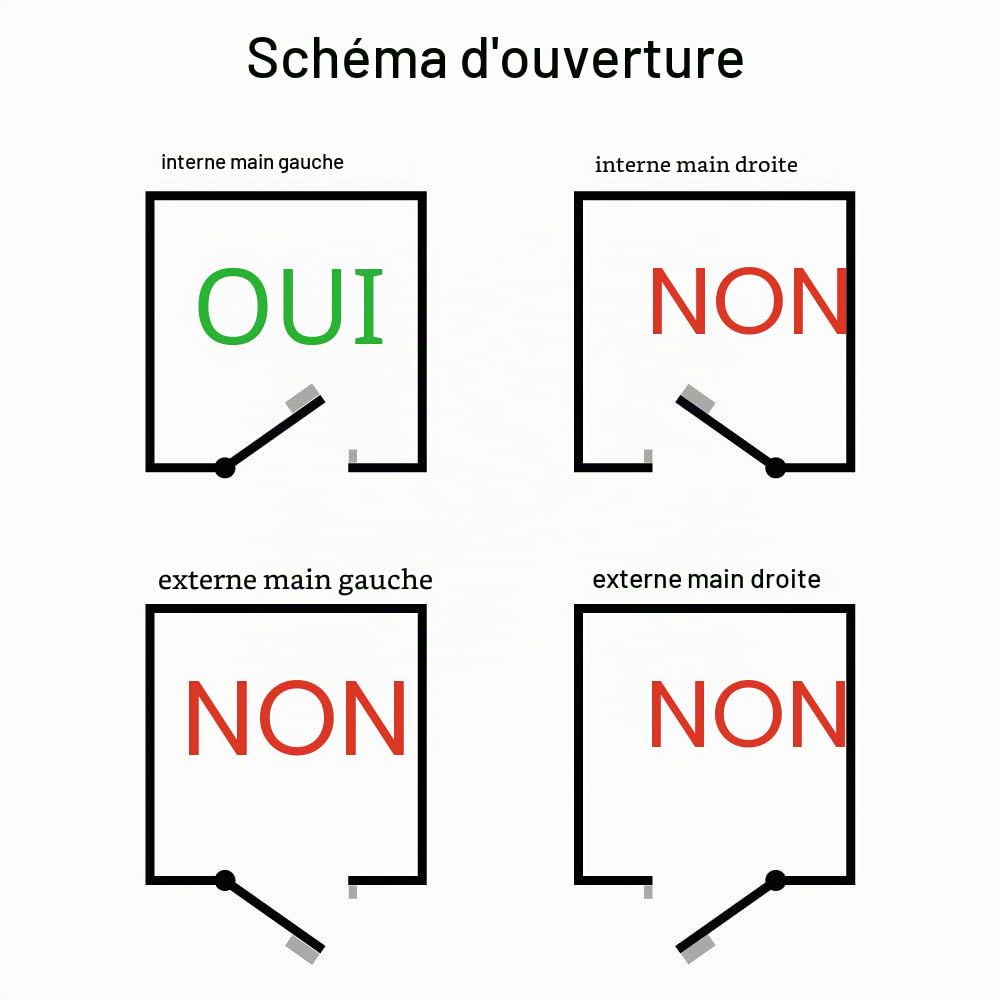 CISA 111610502, serrure électrique à appliquer, 12 V, peint gris aluminium, entrée 50, main gauche, cylindre standard