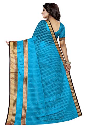 Image of Florence Women Printed Cotton Silk Saree With Unstitched Blouse Pack Of 2
