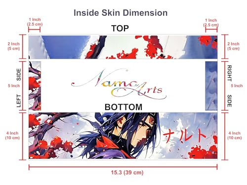 Image of Full Body Anime Laptop Skins Sticker Laminated HD Quality Vinyl Fits Upto 15.6 Inches Compatible with Dell, HP, Lenovo, Acer, Asus - ANM33