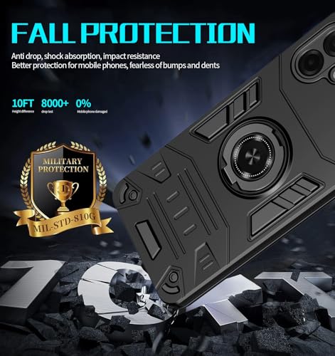 Coque Samsung Galaxy A07 4G antichoc intégrale double couche noire - 6