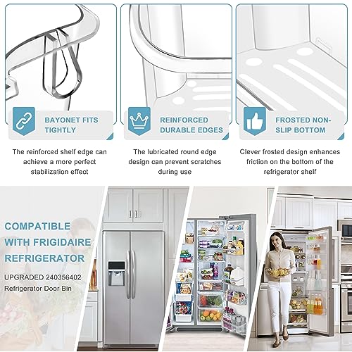 image for 2 PACK Upgraded 240356402 Refrigerator Door Bin Replacement for Frigi.