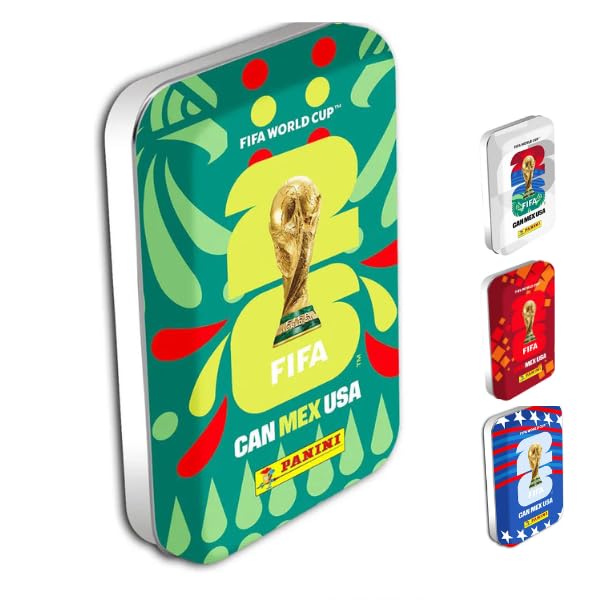 Official World Cup 2026 Stickers Pocket Tin - 56 Soccer Stickers - 8 Packs - Limited Edition Collector Tin - Imported from Europe Exclusively - 1 Tin - Bundled Alphatek Store Sticker by alphatek.store - Used condition - Image 5