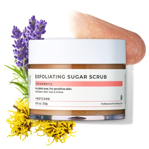 YNOTCARE Exfoliating Sugar ScrubFor Bikini Intimate Area, Sensitive
