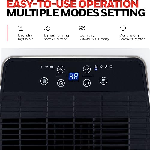 Honeywell 12L Dehumidifier with Digital Display & 24Hr Timer - Image 5