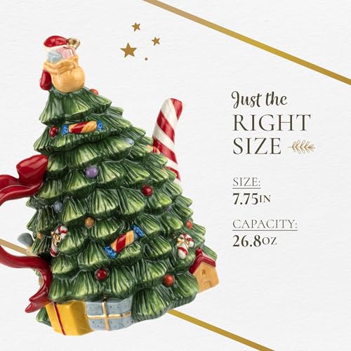 Spode Christmas Tree Figural Teapot