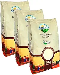 Kit 3X: Polvilho Azedo Orgânico Biorgânica 500g