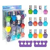 Disney Frozen Kinder Nagellack Set (12-teilig) | Ungiftig und entfernbarer...