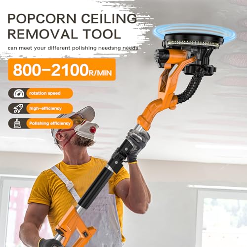 9-Speed Drywall Sander with LED Light