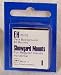 Showgard Pre-Cut Black Stamp Mounts Size EH25/22