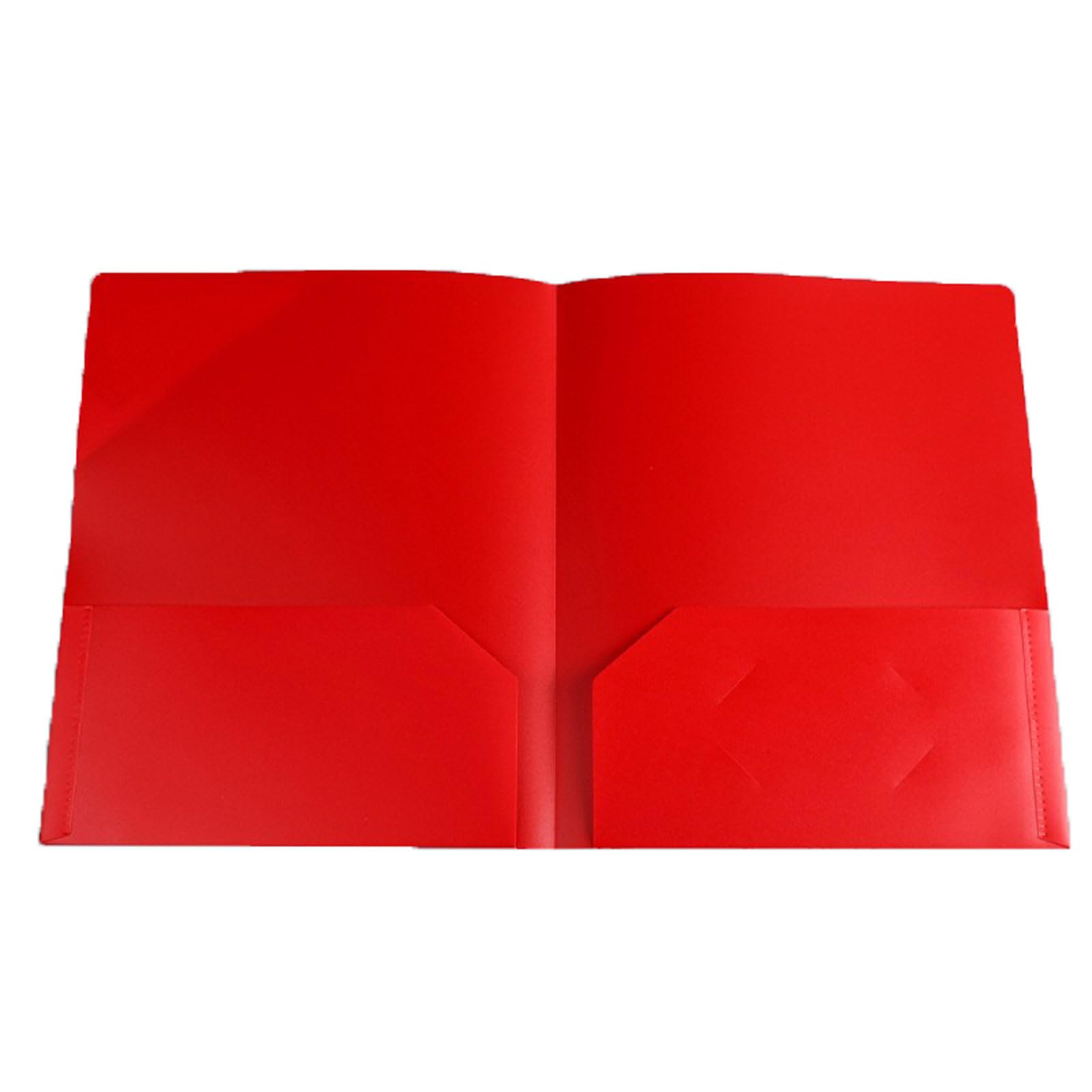 Ordner 10-Pack-Plastikordner Aufbewahrungsdoppelpocket-Ordner für die Kommunikationskommunikation Office Office-Dokumente für Schüler geeignet aktenordner