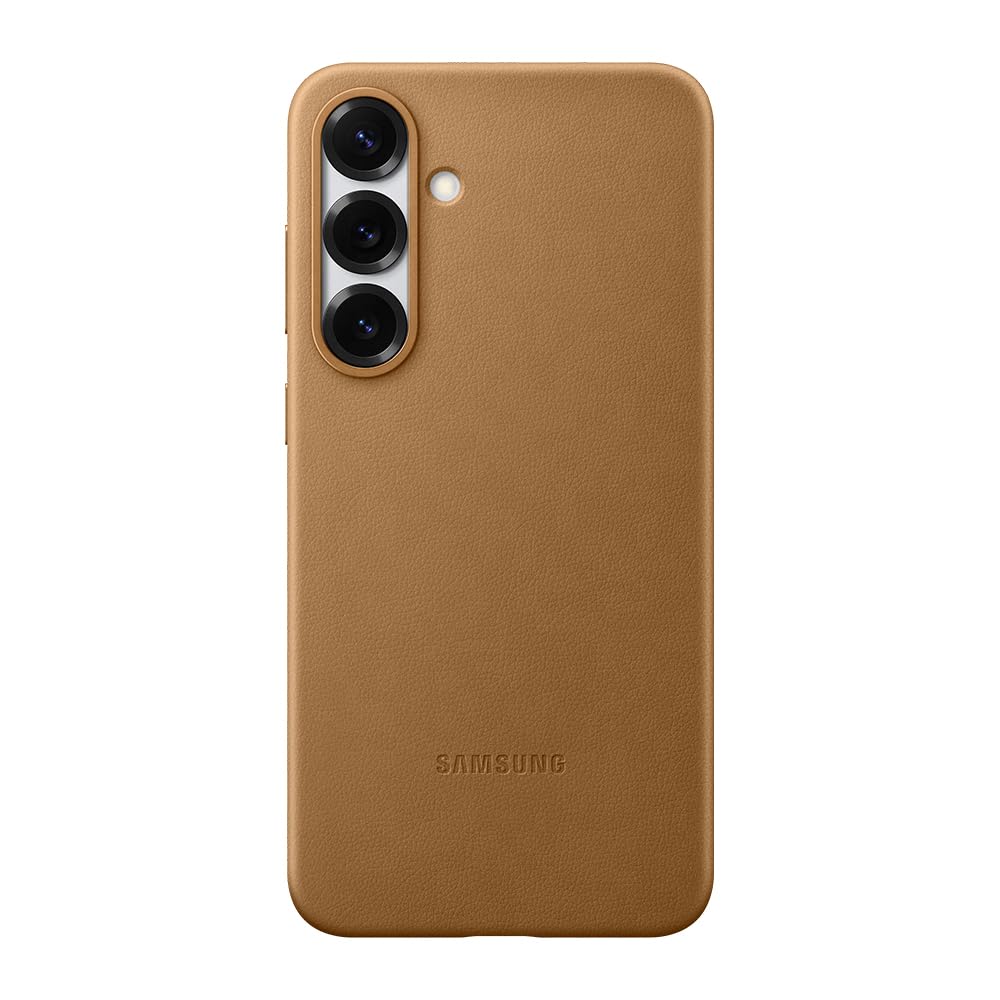 Samsung Kindsuit Kolorowe miękkie etui do Galaxy S25 +, Camel