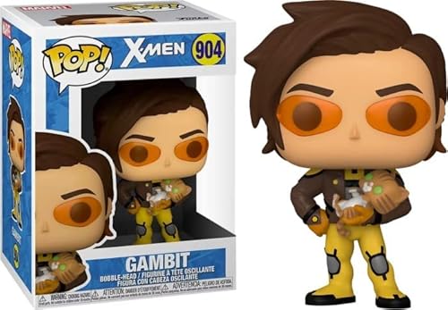 Funko Pop! X-Men Gambit Holding Cat Exclusive #904 #TOP14
