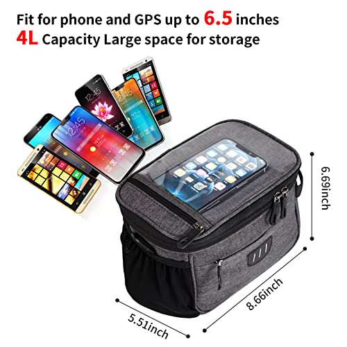 JXLHZLF Large Handlebar Front Pouch