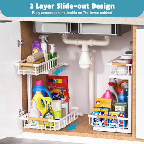 Liuoud LD0012 Under Sink Organizer 2 Pack thumb #1