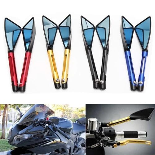 Espejos retrovisores de motocicleta dorados para Suzuki GSXR 750 5