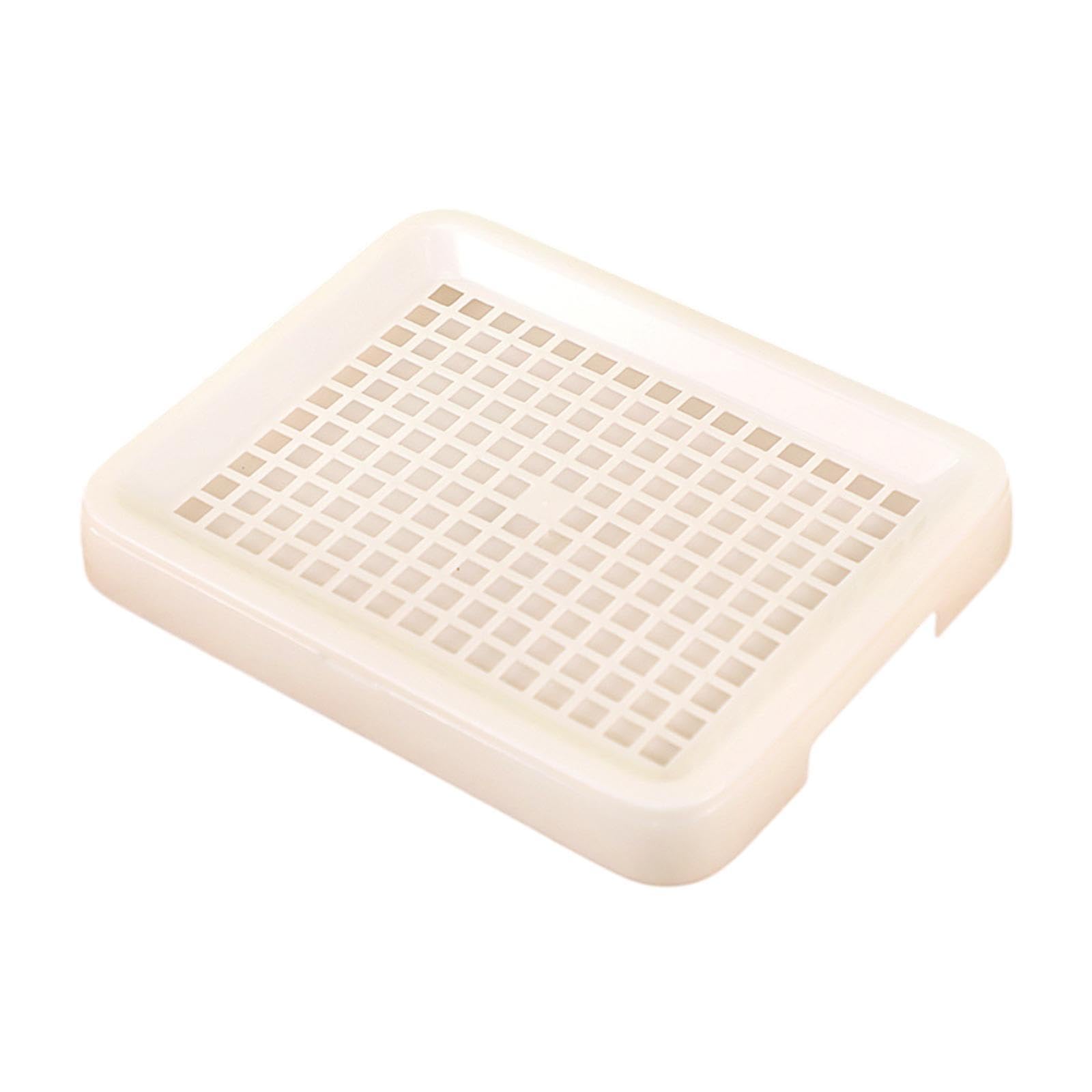 Rabbit Litter Box Compact Potty Trainer for Guinea Pigs Rats Pet Accessories White| Other Small Animal Supplies| Supplies |Pet-image-11