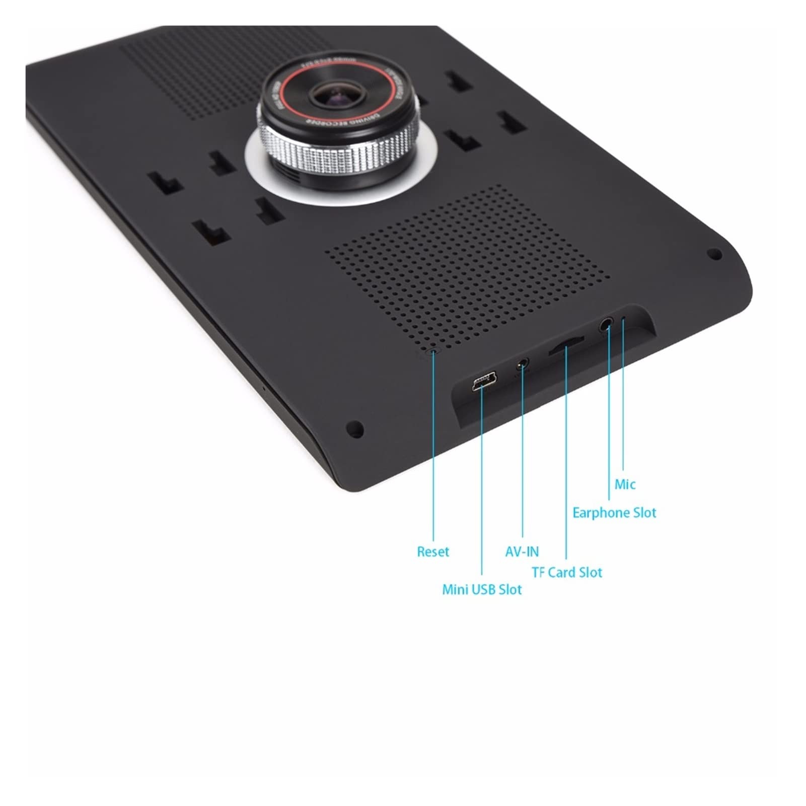 Navigazione GPS per camion, camper, auto Automobile da 9 pollici GPS Navigazione DVR da 1 GB / 16 GB Tablet del videoregistratore AV-IN. Supporta la telecamera di inversione con mappe gratuite Facile
