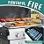 GRILL DEPOTS 4-Burner Propane Gas Grill Griddle Combo – 40,000 BTU BBQ Grill with Lid, Stainless Steel Plancha & Cast Iron Cooking Grids, Foldable Side Tables – Outdoor Backyard