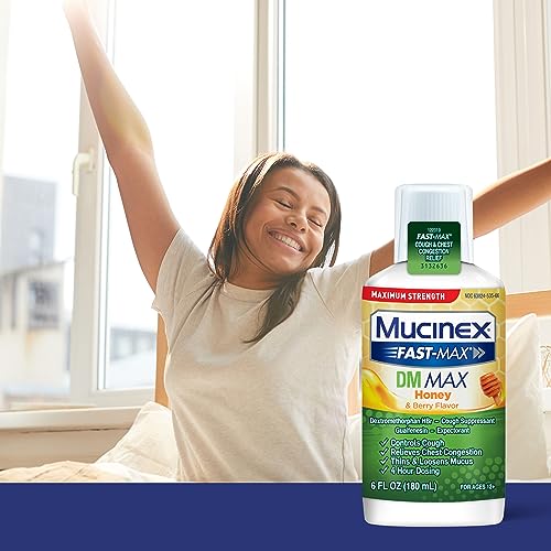 Mucinex 363824050263-VC Fast-Max Maximum Strength Dm Max, Symptom Relief, Cough Suppressant And Expectorant thumb #6