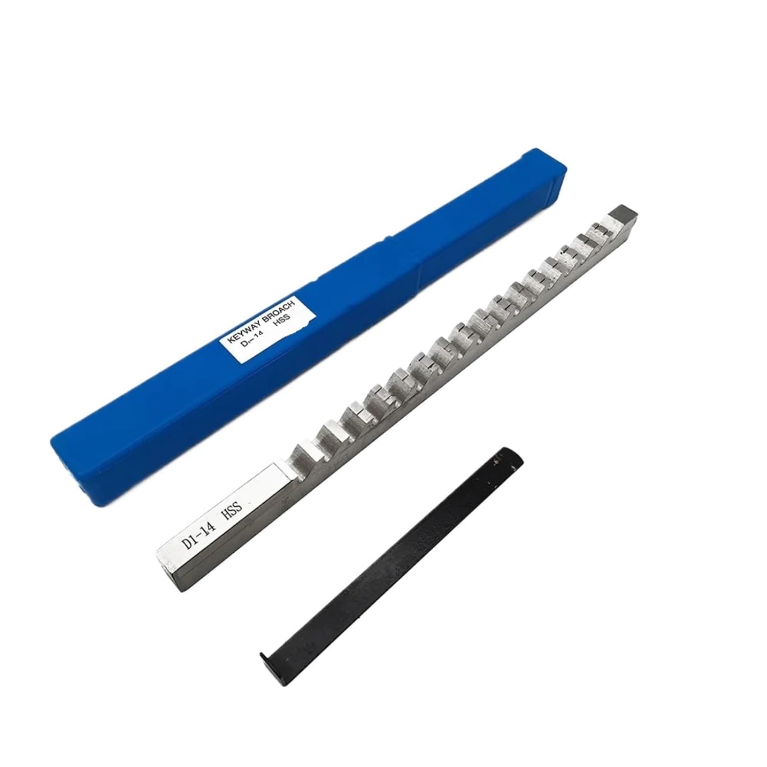 1PC Push-Type Keyway Broach 14mm D1 Metric Size Broaching Tools with Shims for CNC Router Metalworking