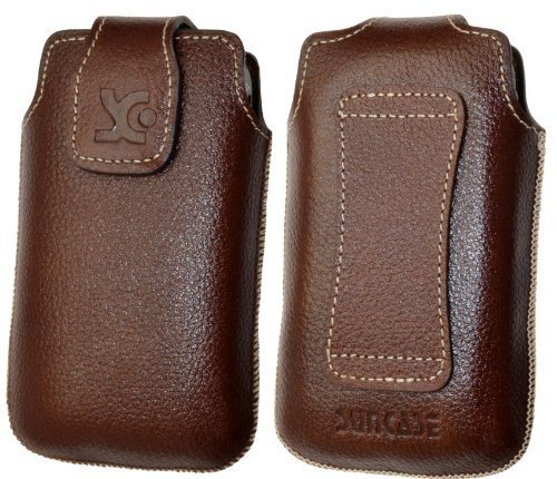 Suncase Custodia in pelle per/Emporia Click V32/pelle Etui