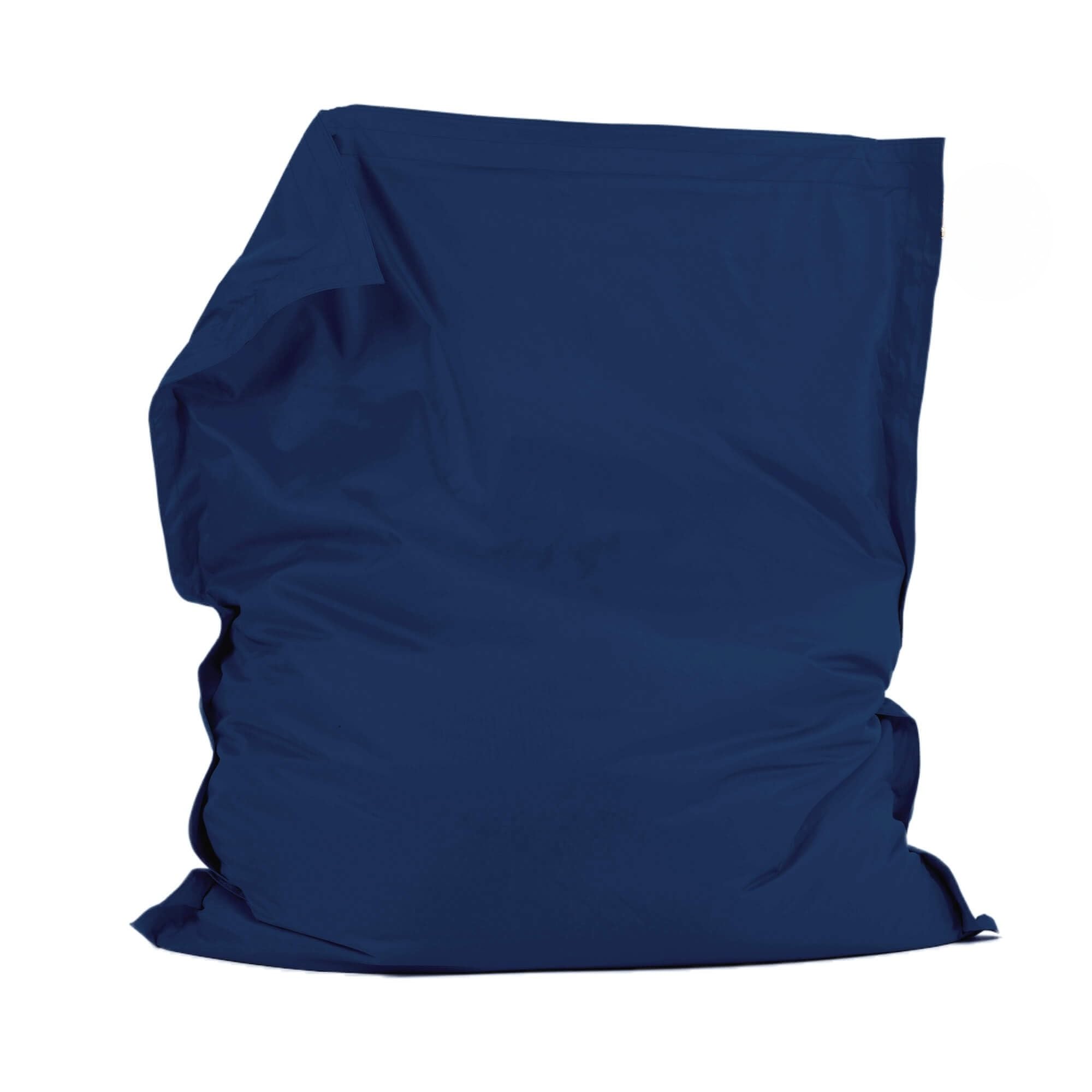 Bean Bag Bazaar Puff Exterior, Puff Pera con Relleno, Resistente Al Agua Tela, Silla Terraza, Silla Jardin Exterior, Muebles de Jardin, Azul Marino