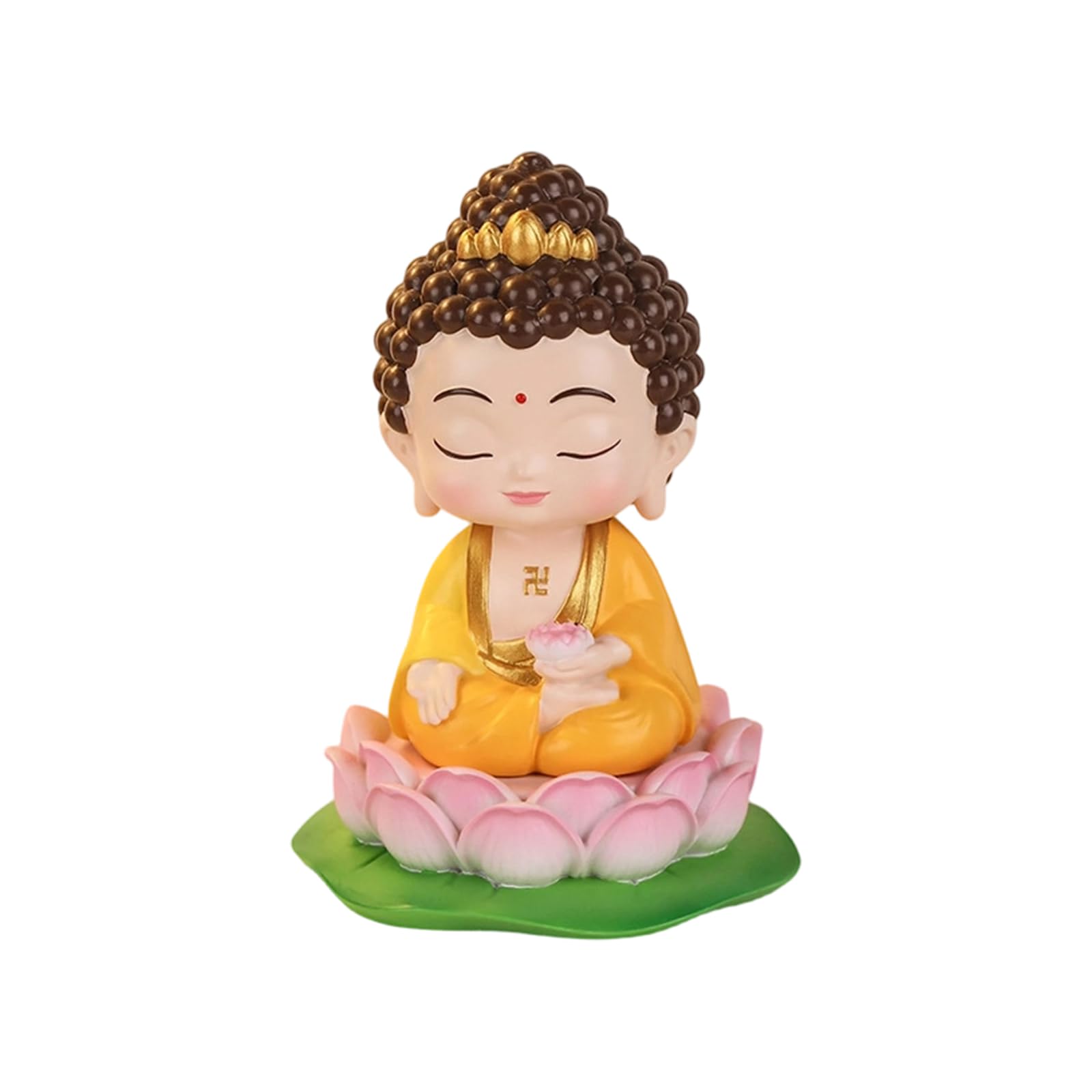 Osniyaw B Figurines Guan Yin Statues For Home Office Car Decoration Fengshui Ornament Meditation Decor Housewarming Gift Statue
