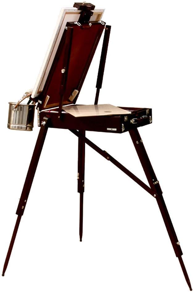 Easel Easels, Tripod Easel Tabletop Oil Painting Box Portable Oil Painting Rack Toolbox Sketch Stand Multi-Function Drawing Holder Art Supplies