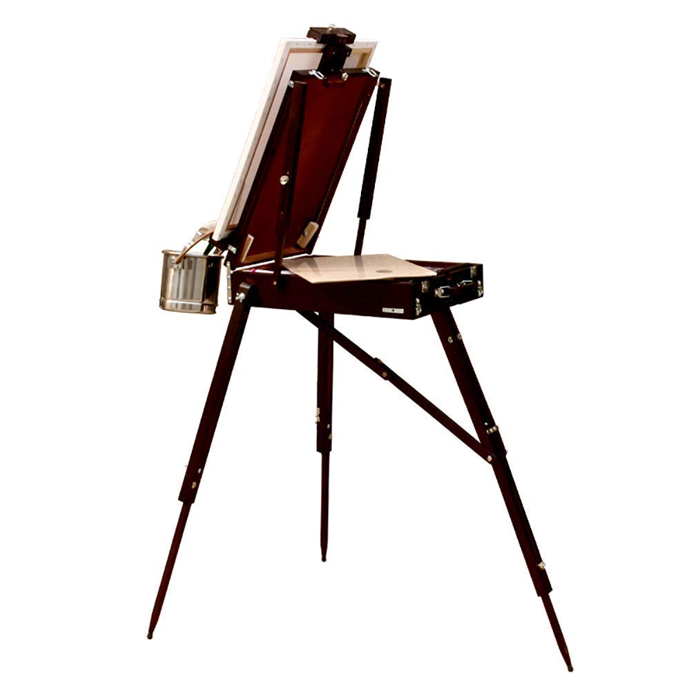 CWCQGH Easel Easels, Tripod Easel Tabletop Oil Painting Box Portable Oil Painting Rack Toolbox Sketch Stand Multi-Function Drawing Holder Art Supplies