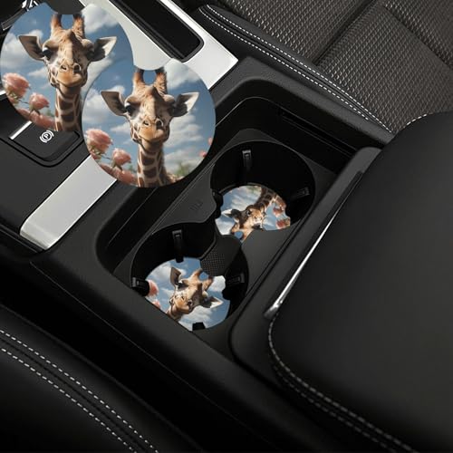 Portavasos para coche, 2 piezas, color negro miniatura 1