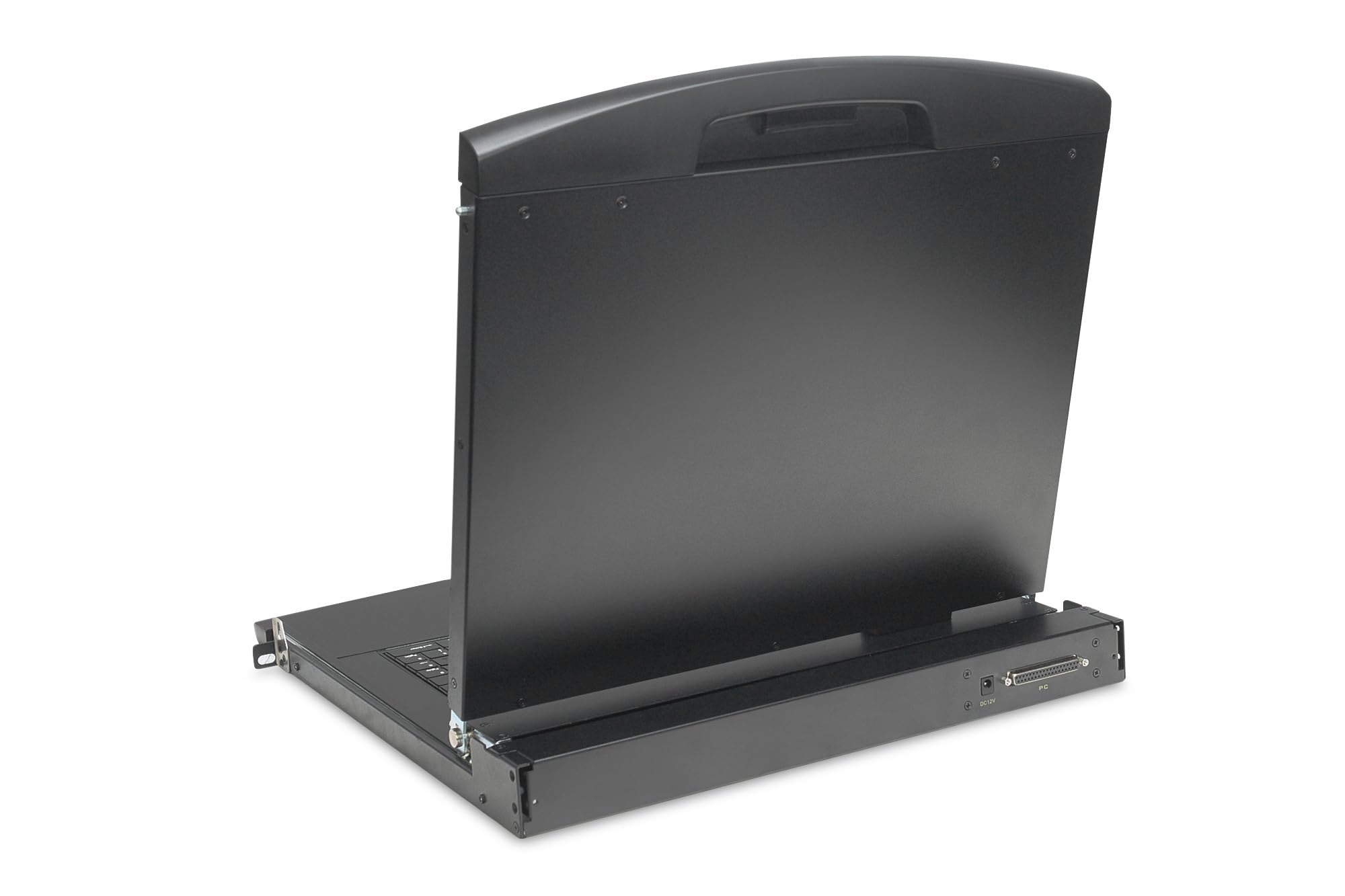 DIGITUS 19" Console KVM - FullHD - 16 Port Cat 5-Switch - US - Clavier - pour 19 Pouces Serveur et réseau - Noir