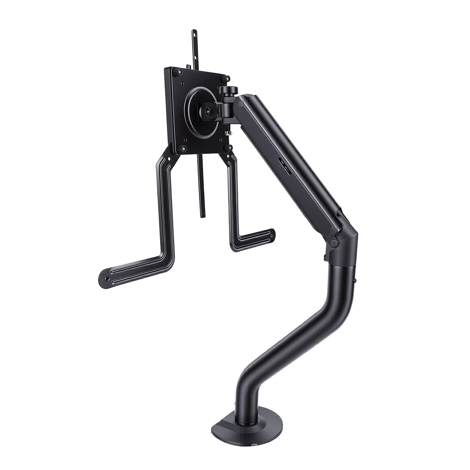 Supporto da Scrivania per Braccio Display, Braccio Meccanico Regolabile in Acciaio PP per Schermo LCD per Computer da Ufficio