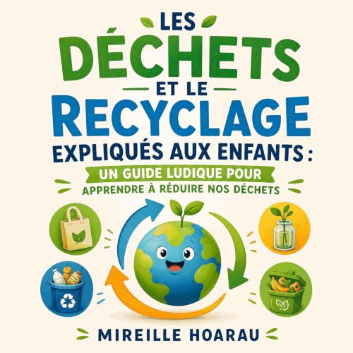 Couverture de Les d&eacute;chets et le recyclage expliqu&eacute;s aux enfants : Un guide ludique pour apprendre &agrave; r&ea