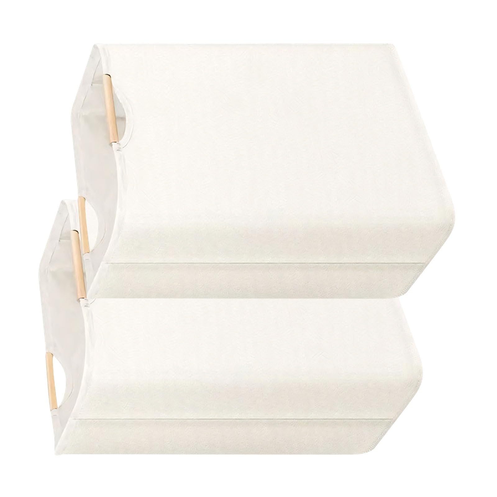 Natural Cotton Linen Laundry Storage Basket Featuring Robust Construction and Collapsing Function for Easy Carrying Modern Laundry Basket