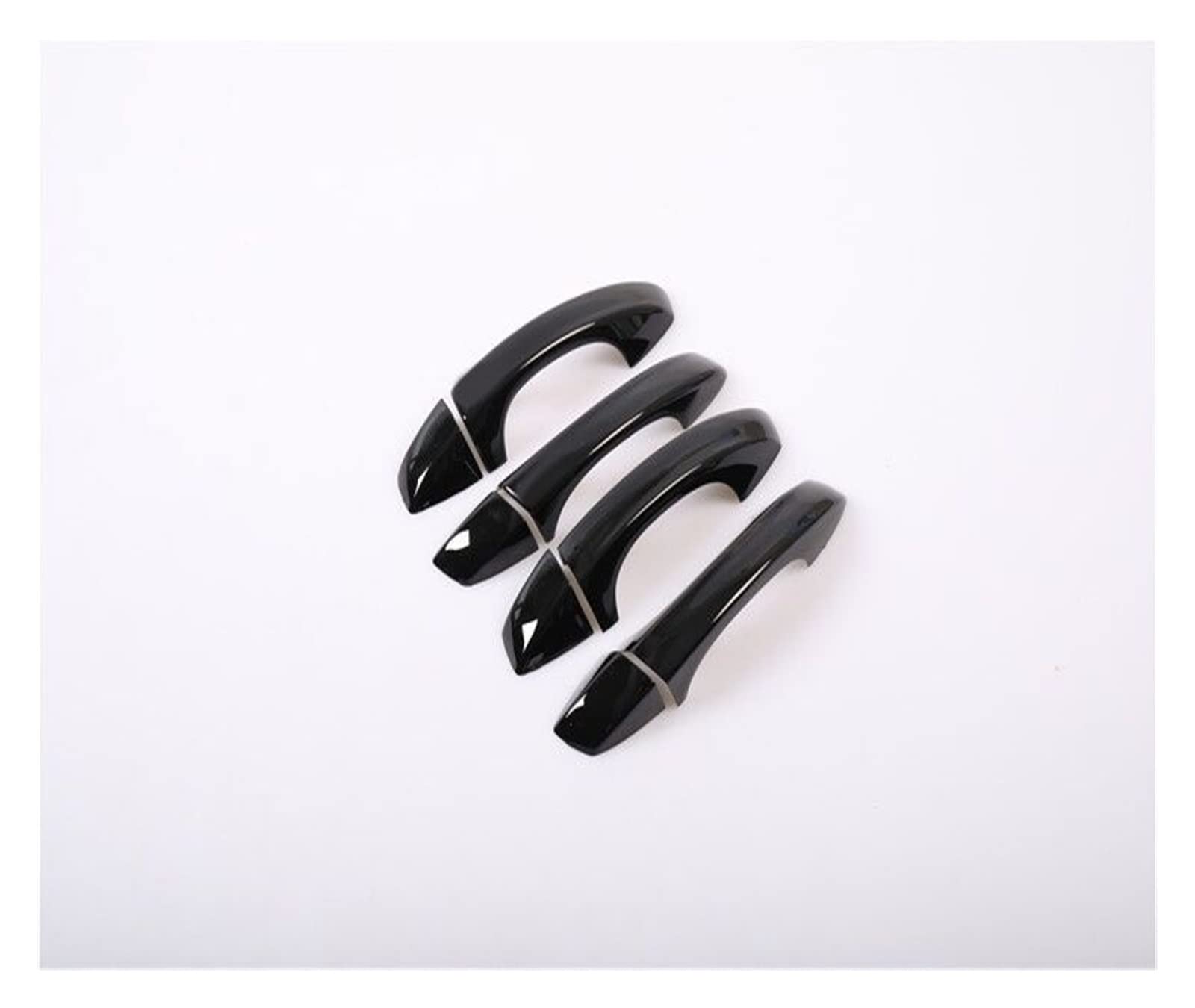 QWQTHGS Car Exterior Door Handle Cap for VW Golf 7 MK7 2013-2019 Black Chrome Car Side Door Handle Cover Trim Sticker Styling Accessories