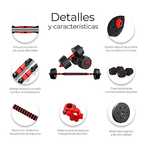 Mejores review On-line Kit mancuernas 40kg - solo los mejores. 8 Imagen adicional