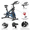 DePommeyeux-Exercise-Bike-Stationary-Indoor-Cycling-Bike-with-35-Lbs-Flywheel-Exercise-Equipment-for-Home-Workouts-Cardio-Training-with-Comfortable-Seat-Silent-Belt-Drive-iPad-Holder De.Pommeyeux Exercise Bike, Stationary Indoor Cycling Bike with 35 Lbs Flywheel, Exercise Equipment for Home Workouts Cardio Training with Comfortable Seat, Silent Belt Drive, iPad Holder