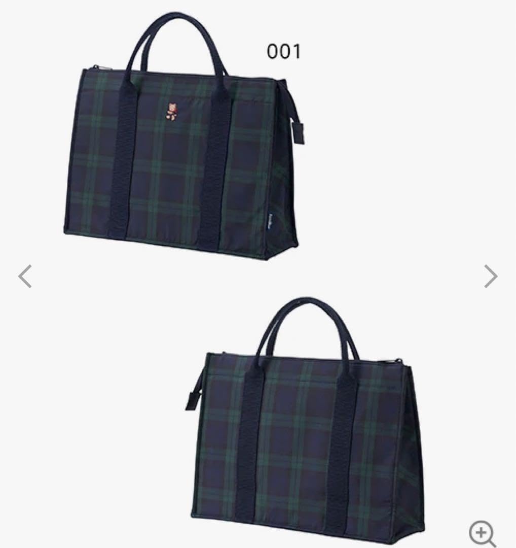 Amazon.co.jp: ファミリア ブラックウォッチ バッグ レッスンバッグ  